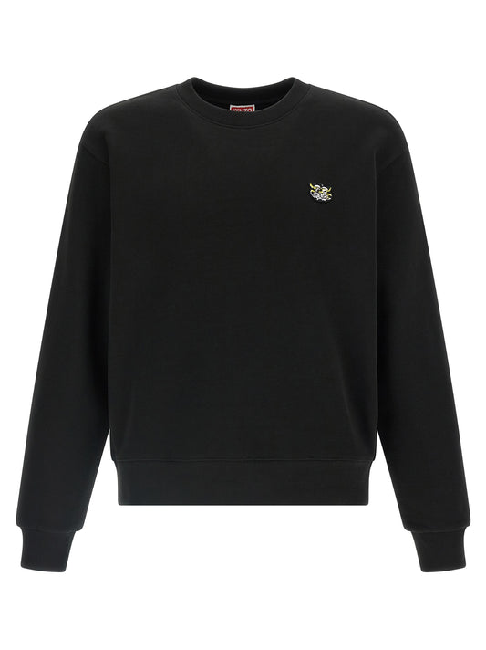 Black Cotton Sweatshirt