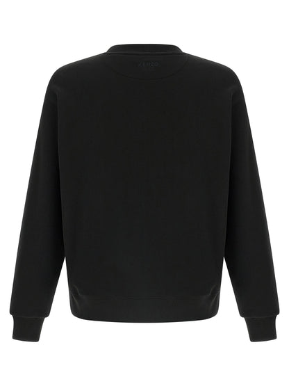 Black Cotton Sweatshirt