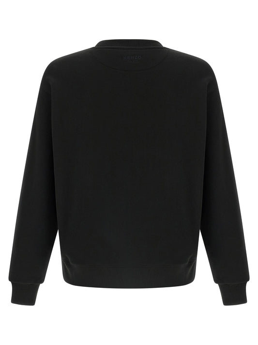 Black Cotton Sweatshirt