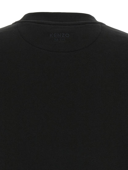 Black Cotton Sweatshirt
