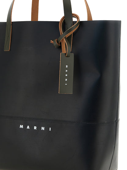 Black Polyester Tote Bag