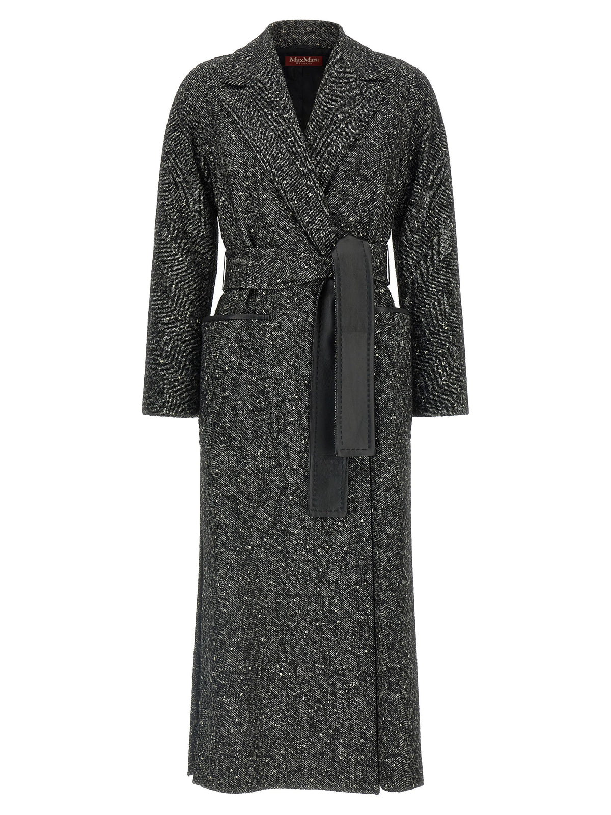 Bicolor Virgin Wool Coat