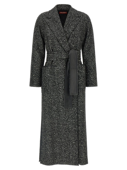 Bicolor Virgin Wool Coat