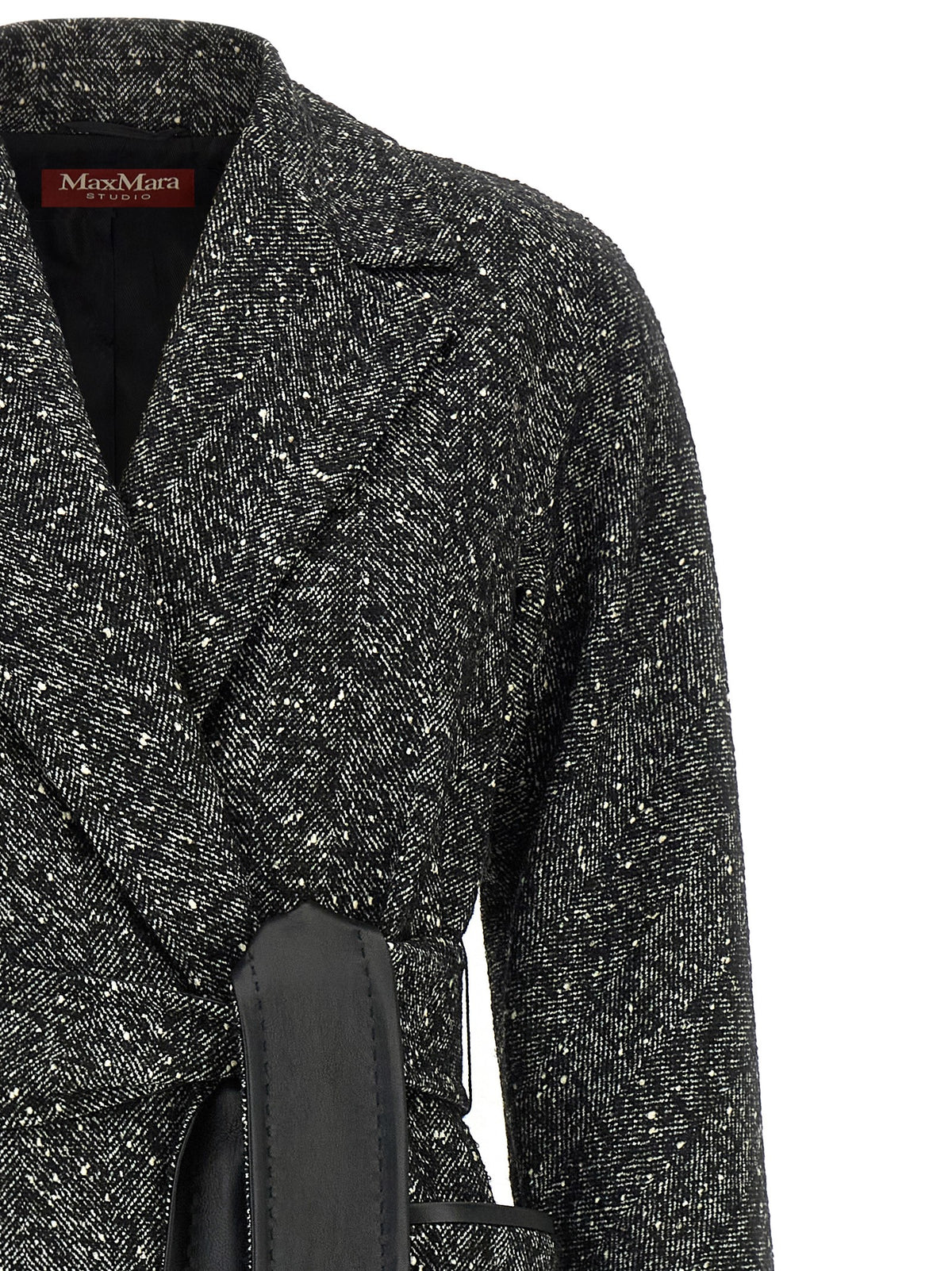 Bicolor Virgin Wool Coat