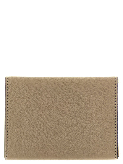Beige Goatskin Cardholder