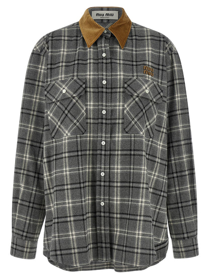 Gray Cotton Blouse