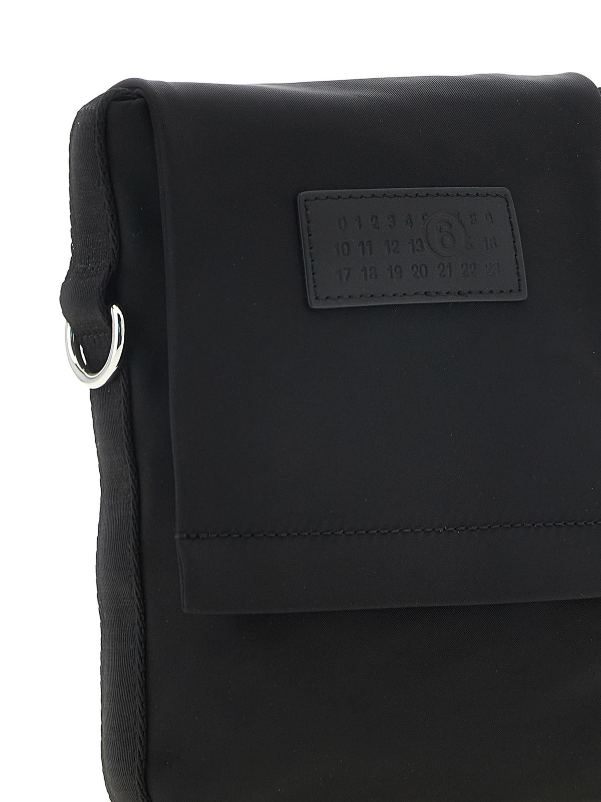 Black Polyamide Crossbody Bag