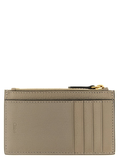 Beige Goatskin Cardholder