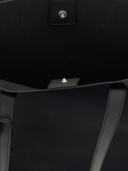 Black Calfskin Tote Bag