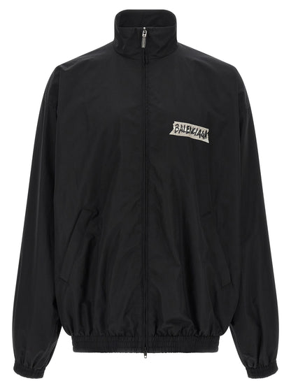 Black Cotton Sweatshirt