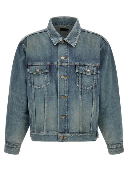 Blue Cotton Denim Jacket