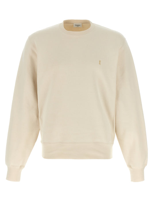 Beige Cotton Sweatshirt