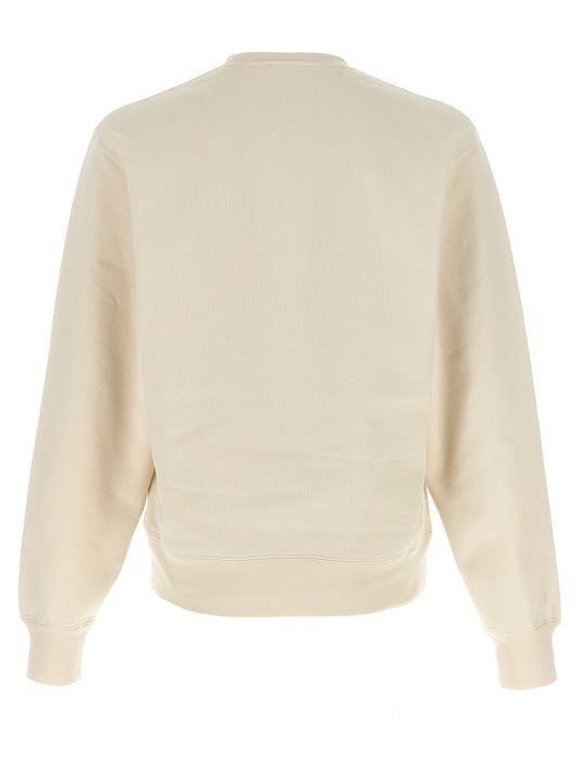 Beige Cotton Sweatshirt