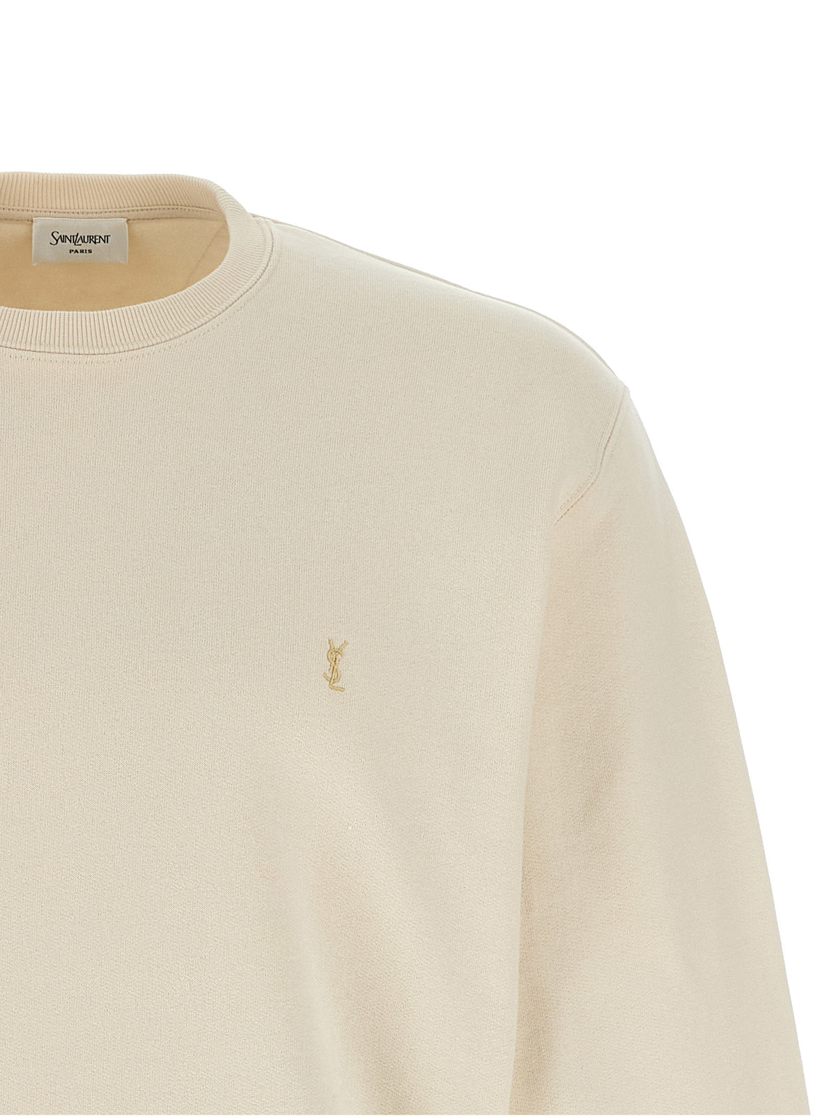 Beige Cotton Sweatshirt