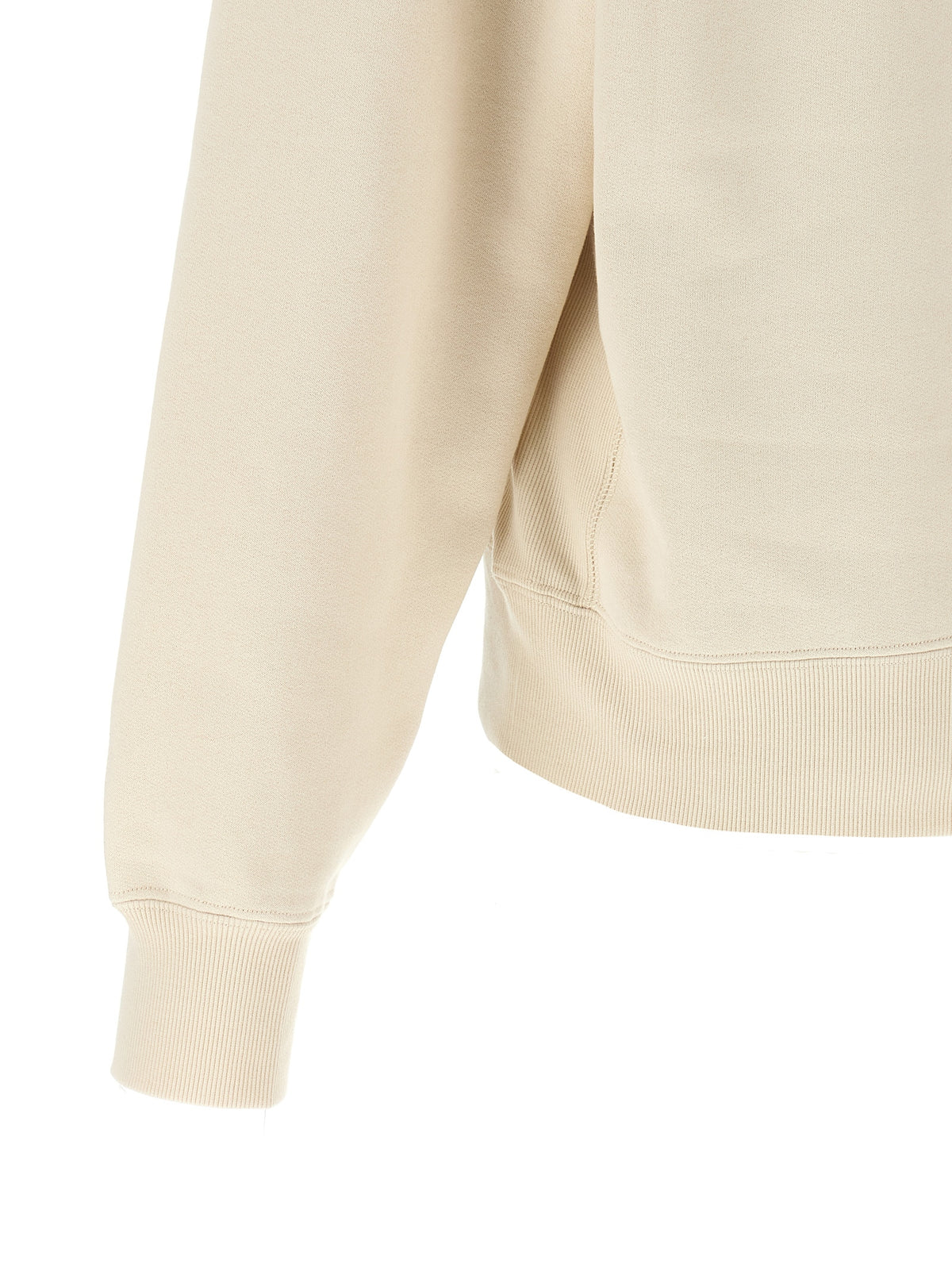 Beige Cotton Sweatshirt