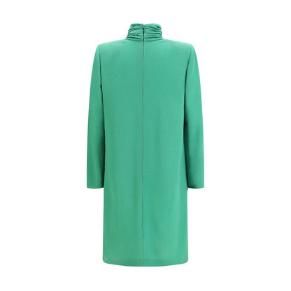 Bicolor Wool Oves Aries Casual Dress