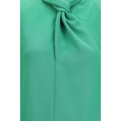 Bicolor Wool Oves Aries Casual Dress
