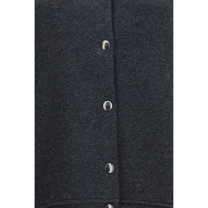 Gray Cotton Bomber
