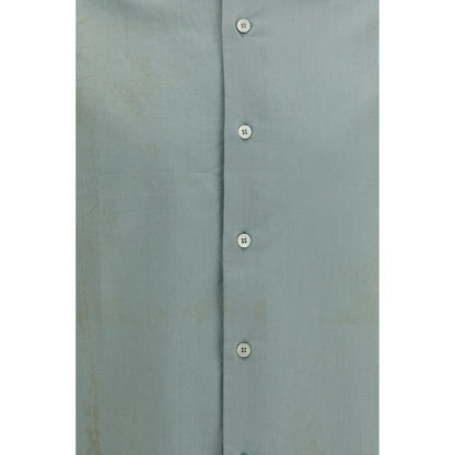 Bicolor Cotton Dress Shirt
