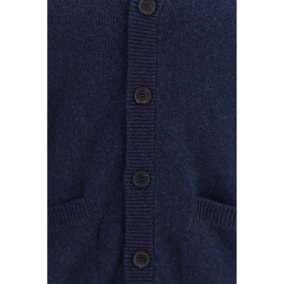 Blue Cashmere Cardigan