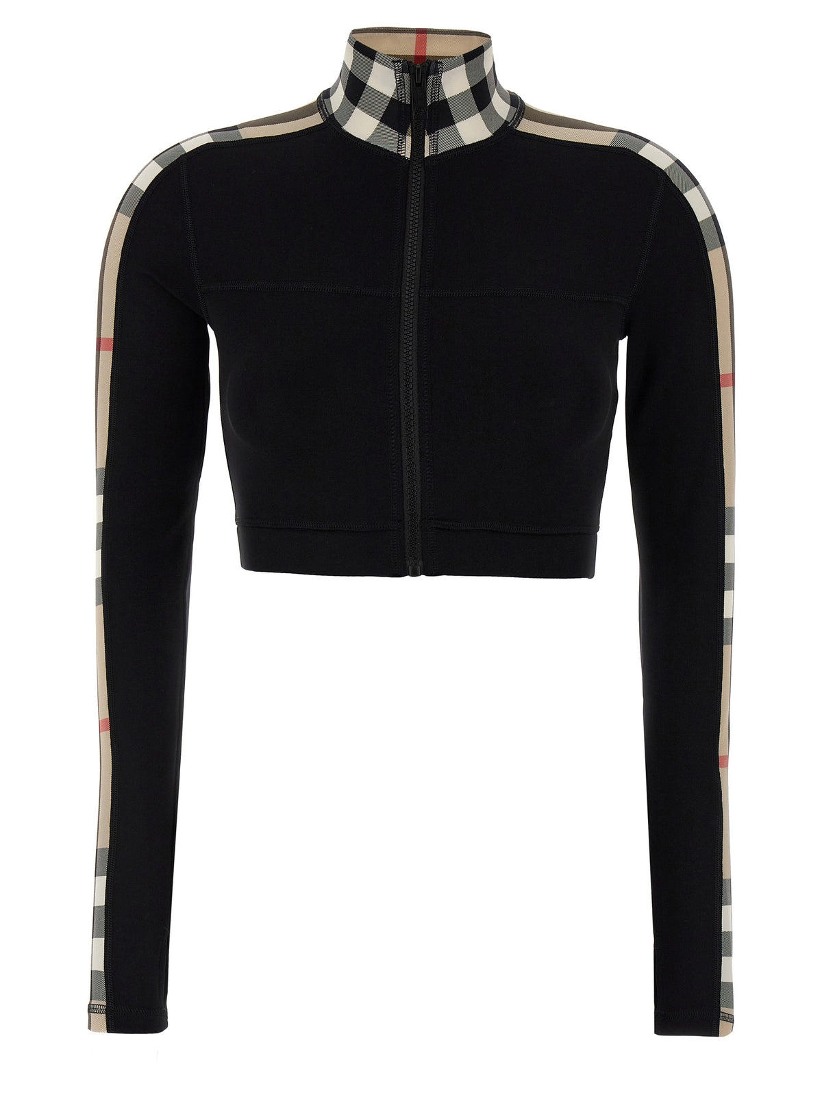 Black Polyamide Sweatshirt