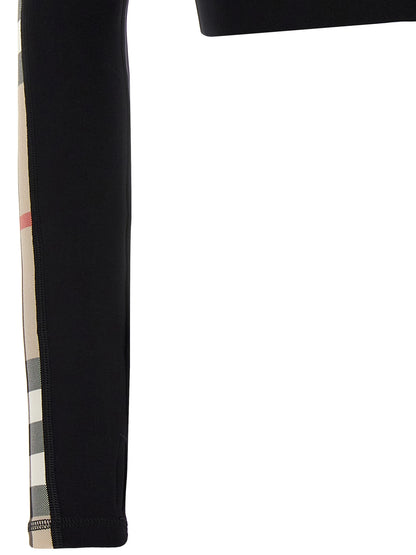 Black Polyamide Sweatshirt