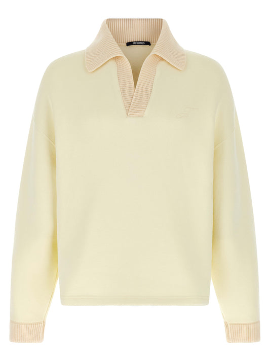 Beige Cotton Sweatshirt