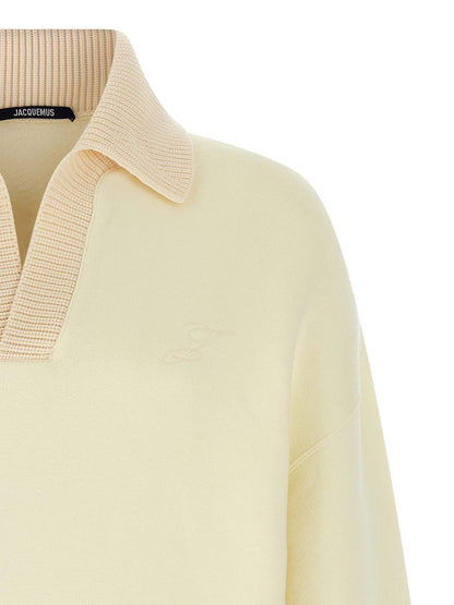 Beige Cotton Sweatshirt