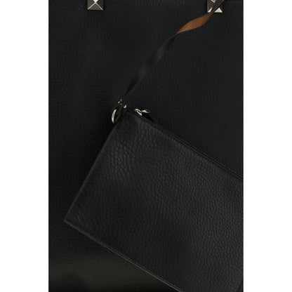 Black Calf Leather Bos Taurus Shoulder Bag