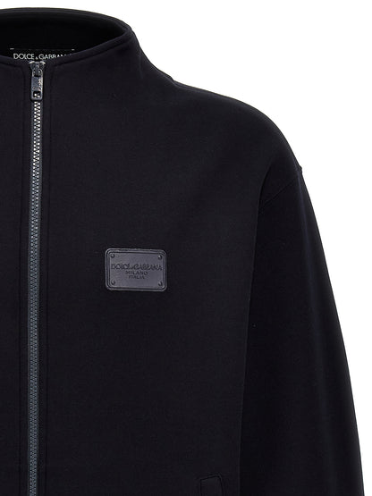 Blue Cotton Sweatshirt