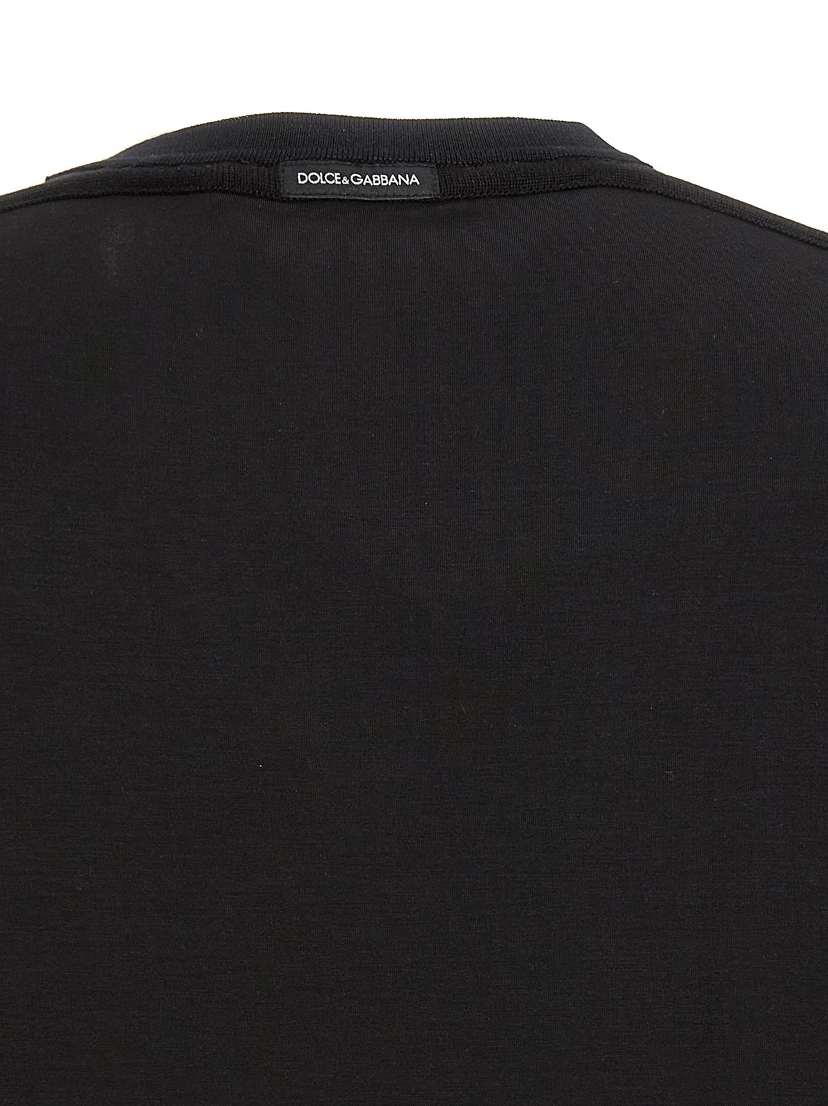 Black Viscose T-Shirt