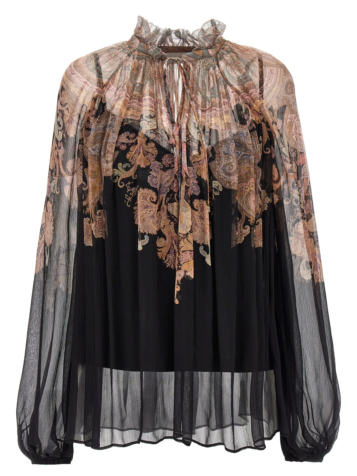 Multicolor Viscose Blouse