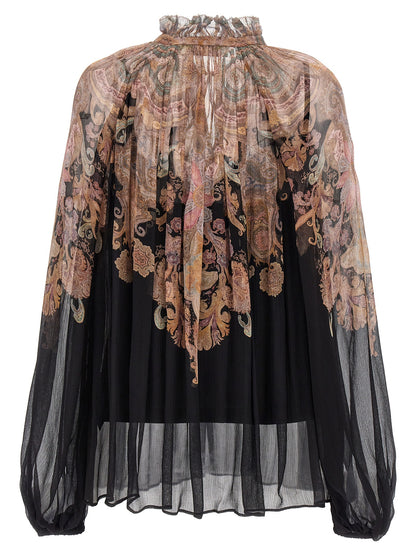 Multicolor Viscose Blouse
