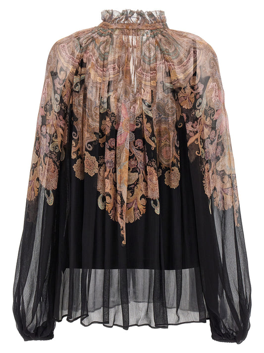 Multicolor Viscose Blouse