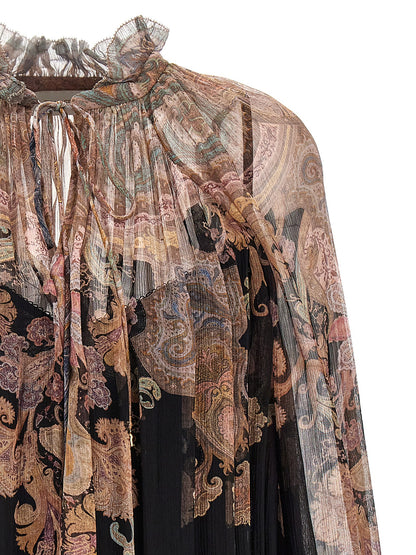 Multicolor Viscose Blouse