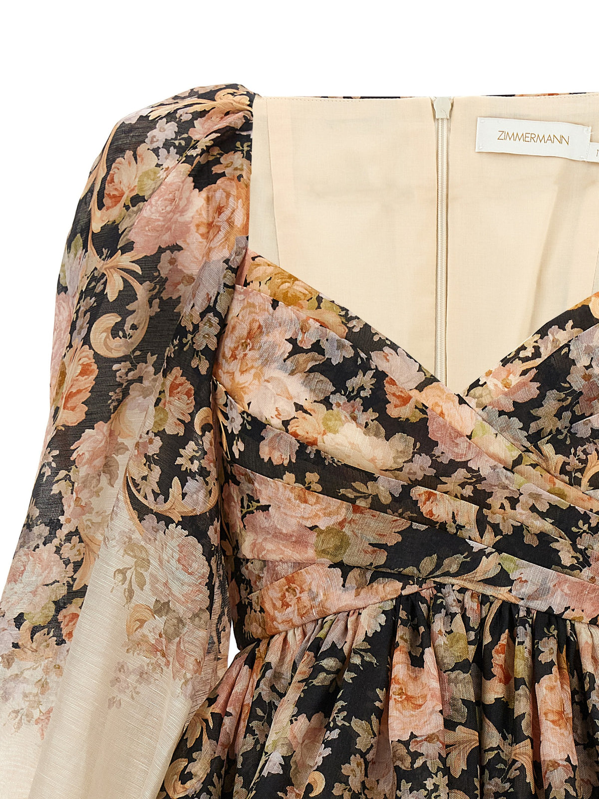 Multicolor Linen Casual Dress