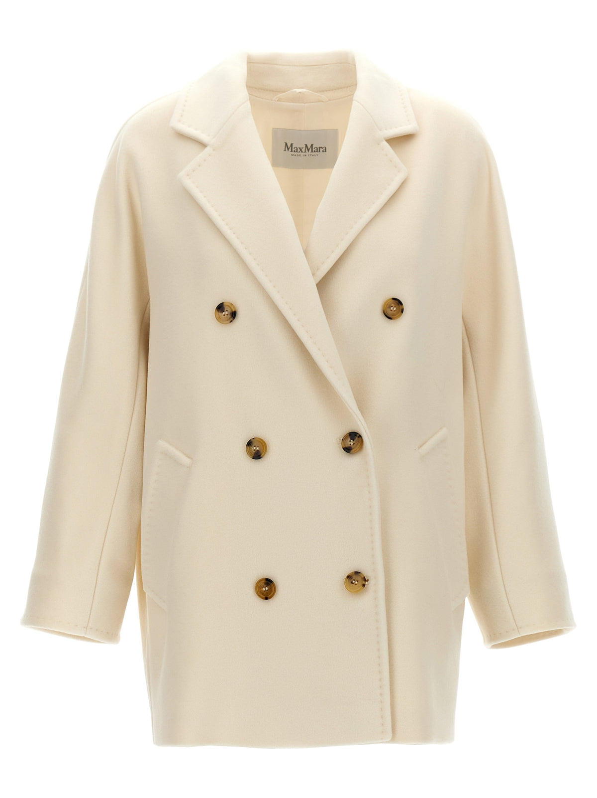 White Virgin Wool Coat