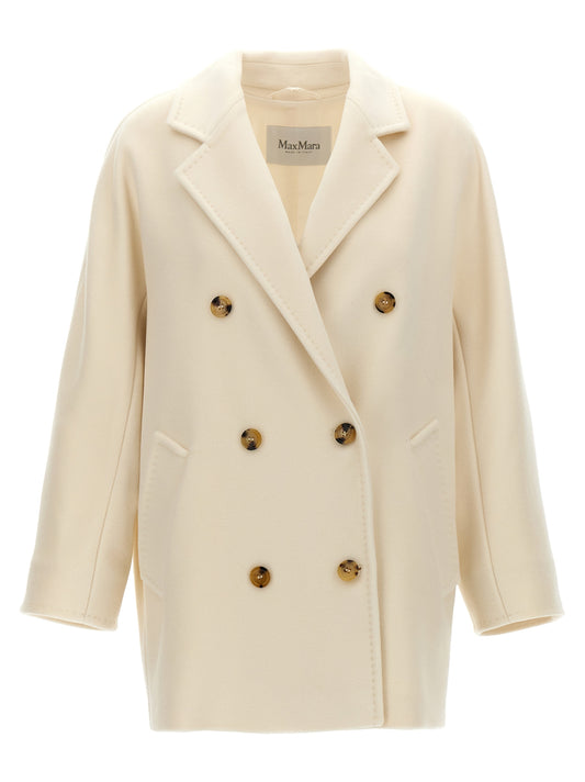 White Virgin Wool Coat