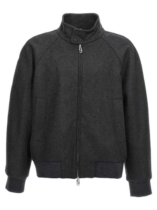 Gray Cashmere Jacket