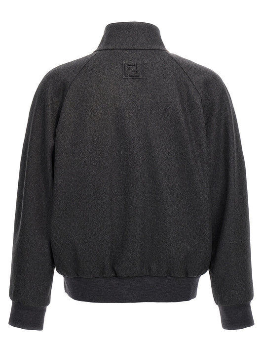 Gray Cashmere Jacket