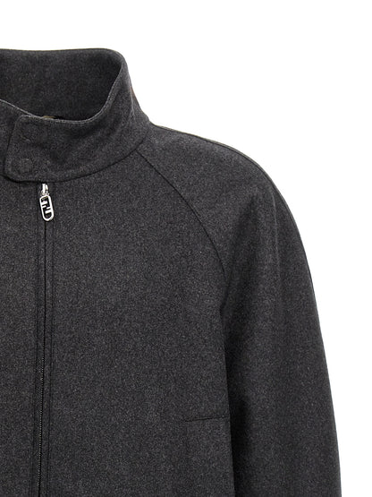 Gray Cashmere Jacket