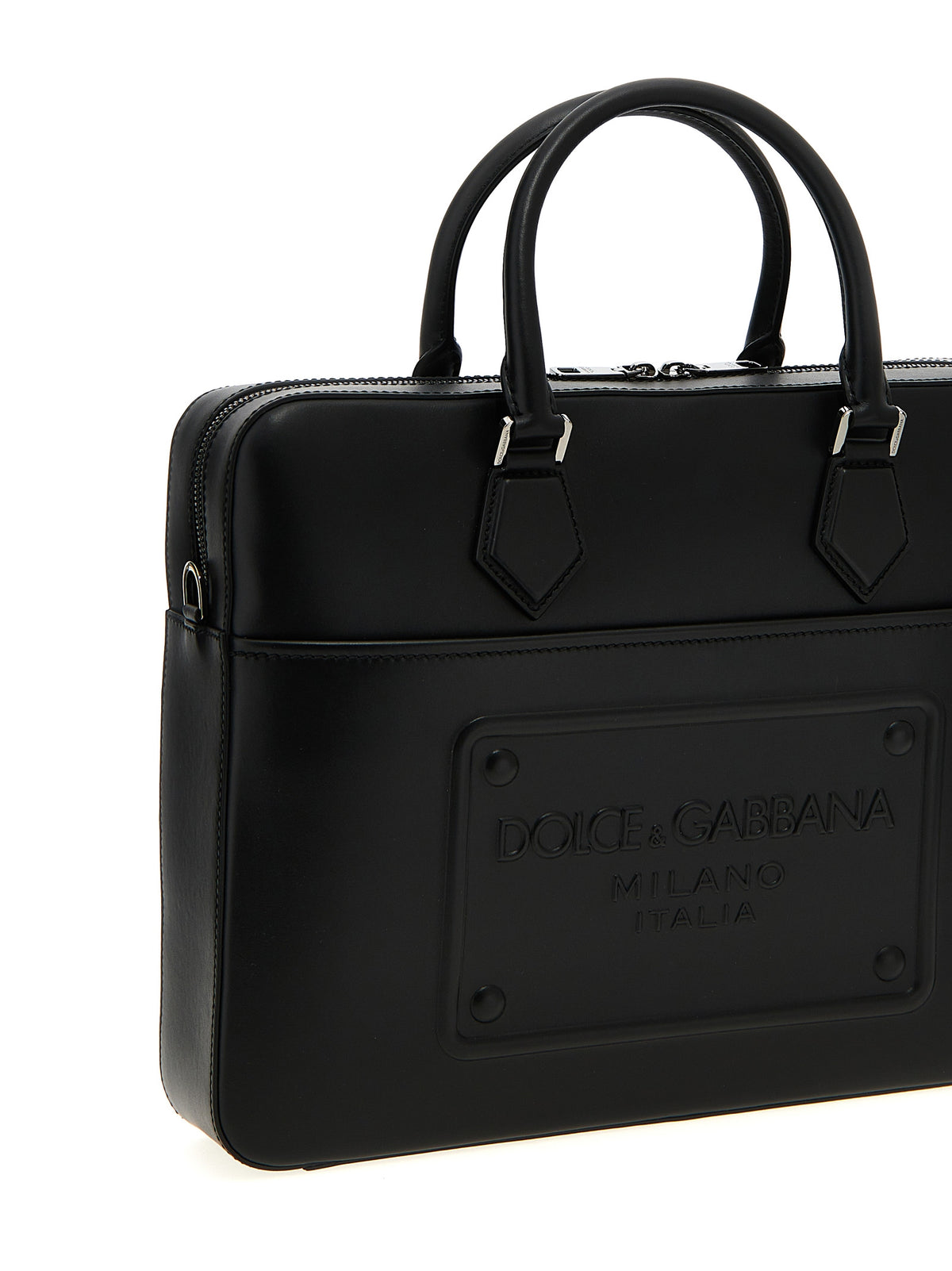 Black Lamb Leather Tote Bag