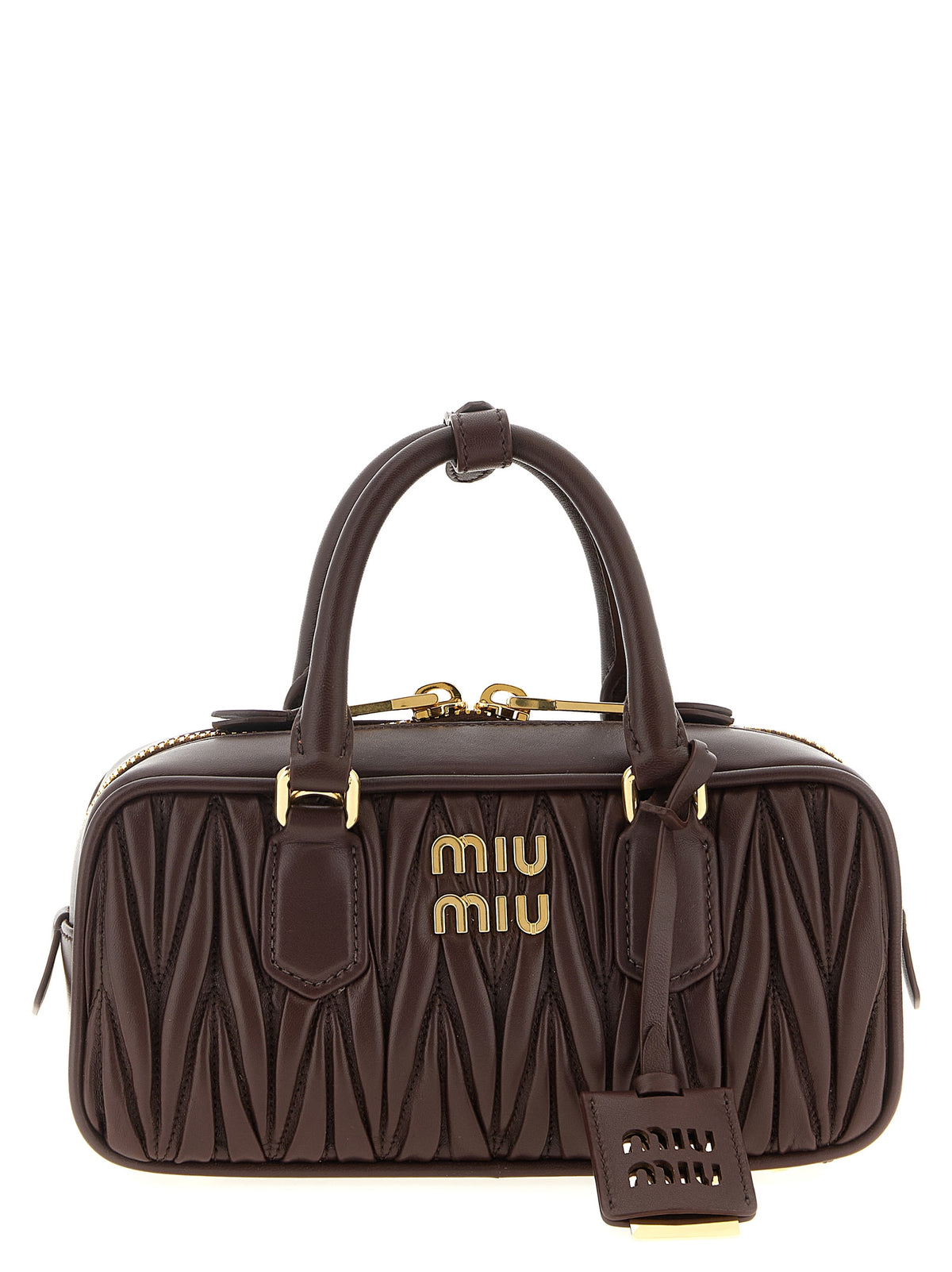 Brown Lamb Leather Handbag