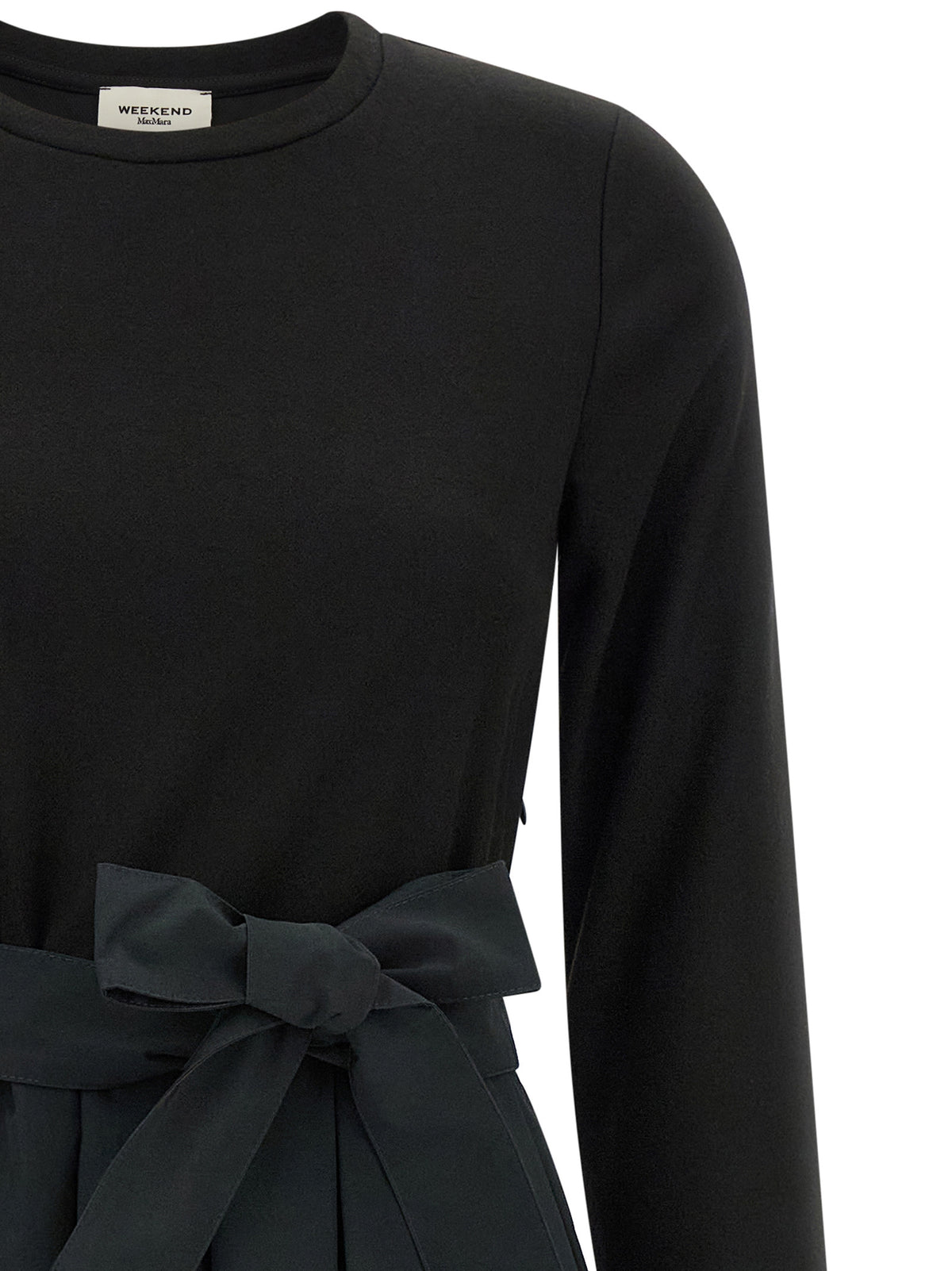 Black Viscose Long Dress