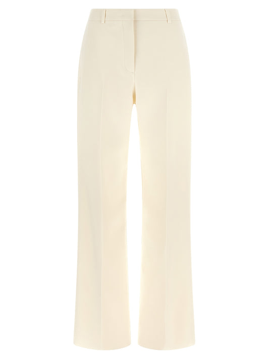 White Virgin Wool Dress Pants