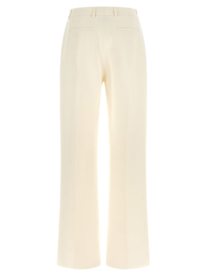 White Virgin Wool Dress Pants