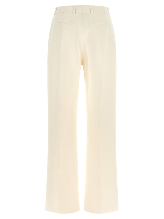 White Virgin Wool Dress Pants