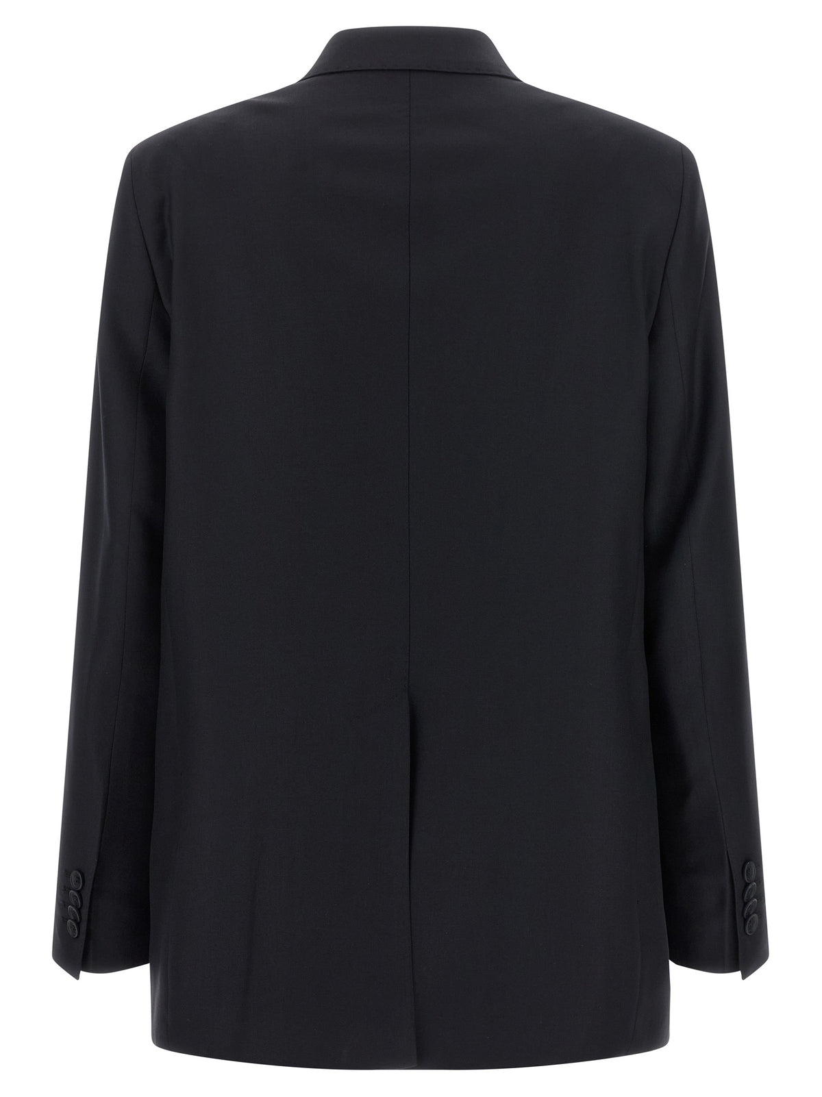 Black Virgin Wool Two-Piece Suit