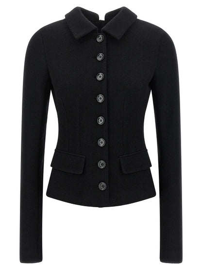 Black Virgin Wool Blazer