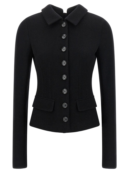 Black Virgin Wool Blazer